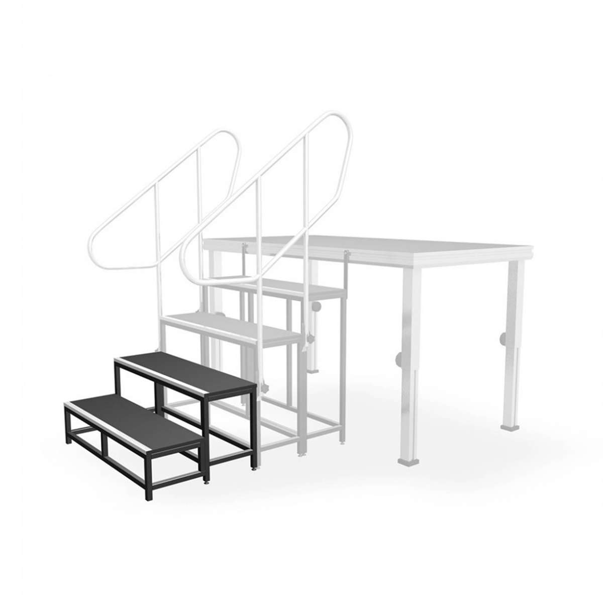 ALUSTAGE FIXED STAGE STAIRS 200MM - 400MM