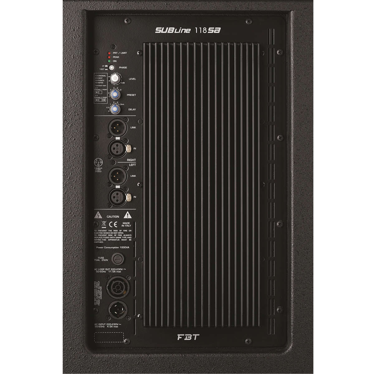 FBT - SUBLINE118SA ACTIVE SUB 18in 1200W RMS