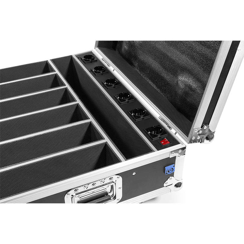 BEAMZ FCC12 FLIGHTCASE FOR 6X BBP612 WITH CHARGING