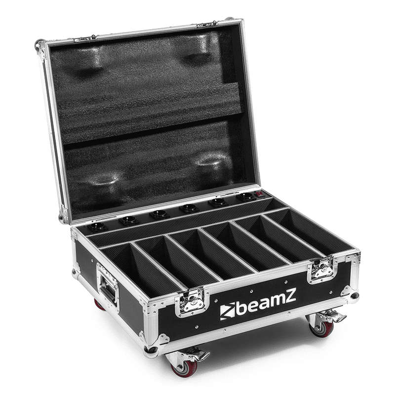 BEAMZ FCC12 FLIGHTCASE FOR 6X BBP612 WITH CHARGING