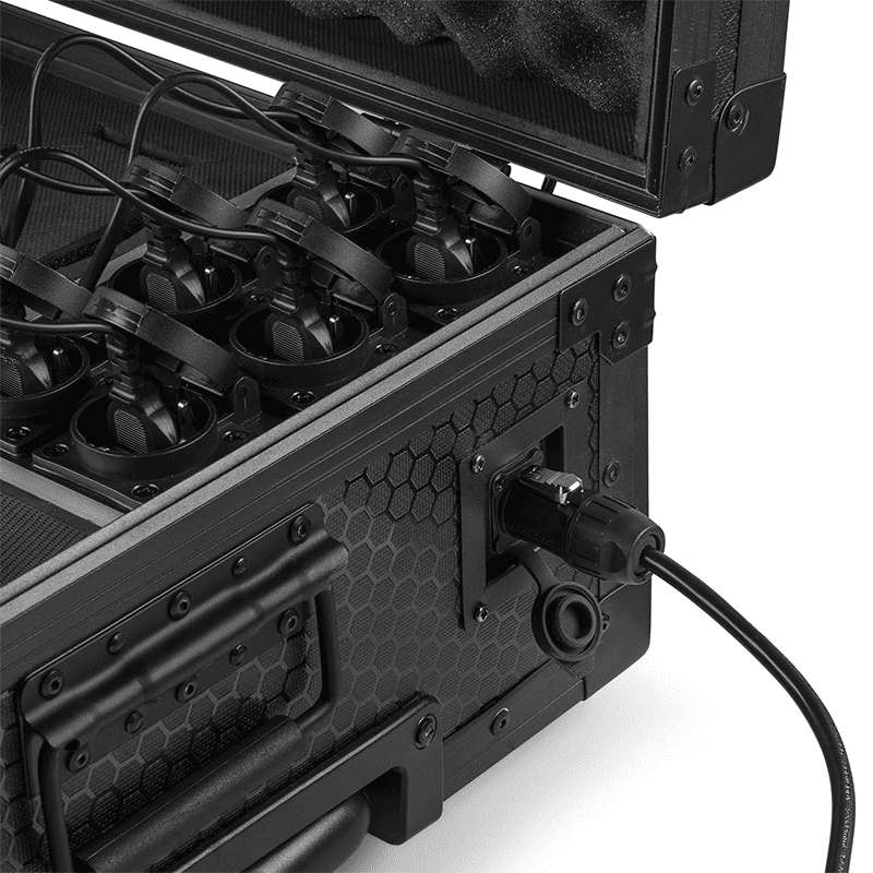 BEAMZ FCC30 FLIGHTCASE FOR 6X KUBE20
