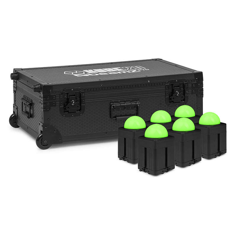 BEAMZ FCC30 FLIGHTCASE FOR 6X KUBE20