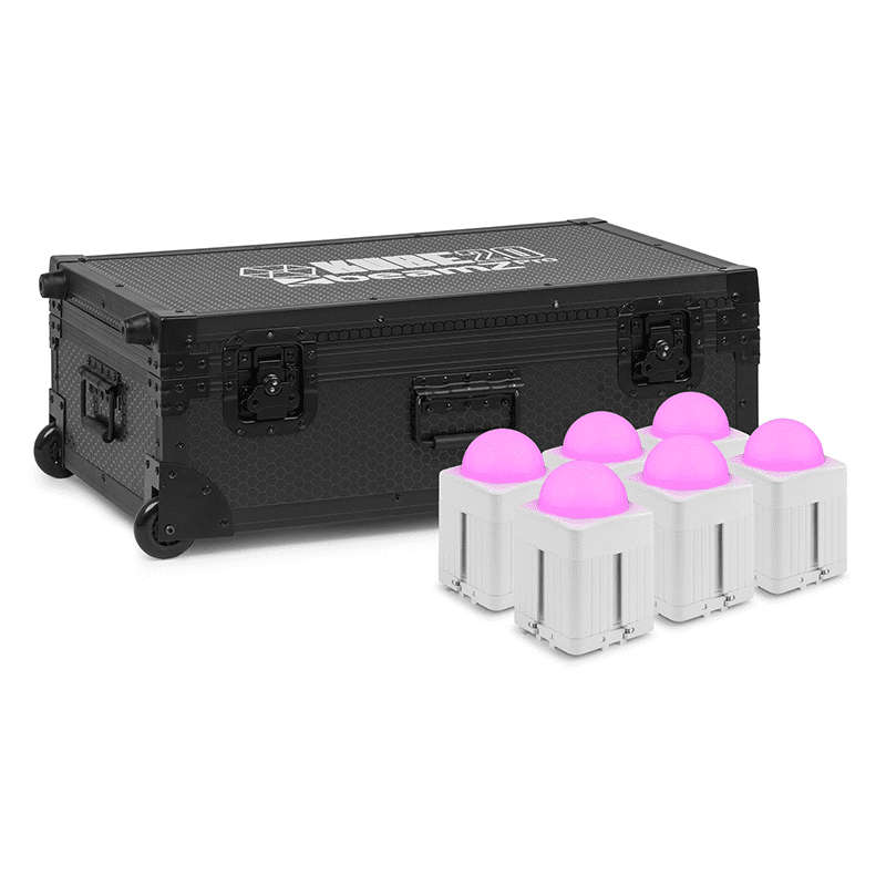 BEAMZ FCC30 FLIGHTCASE FOR 6X KUBE20