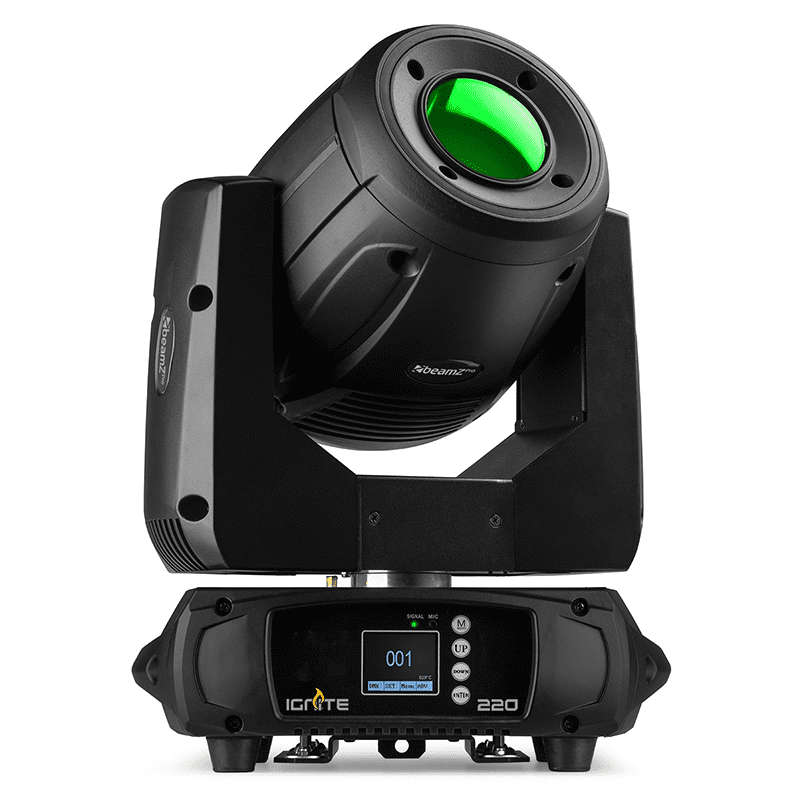BEAMZPRO IGNITE220 LED MOVING HEAD SPOT 1x 220W [2 IN A FLIGHTCASE]