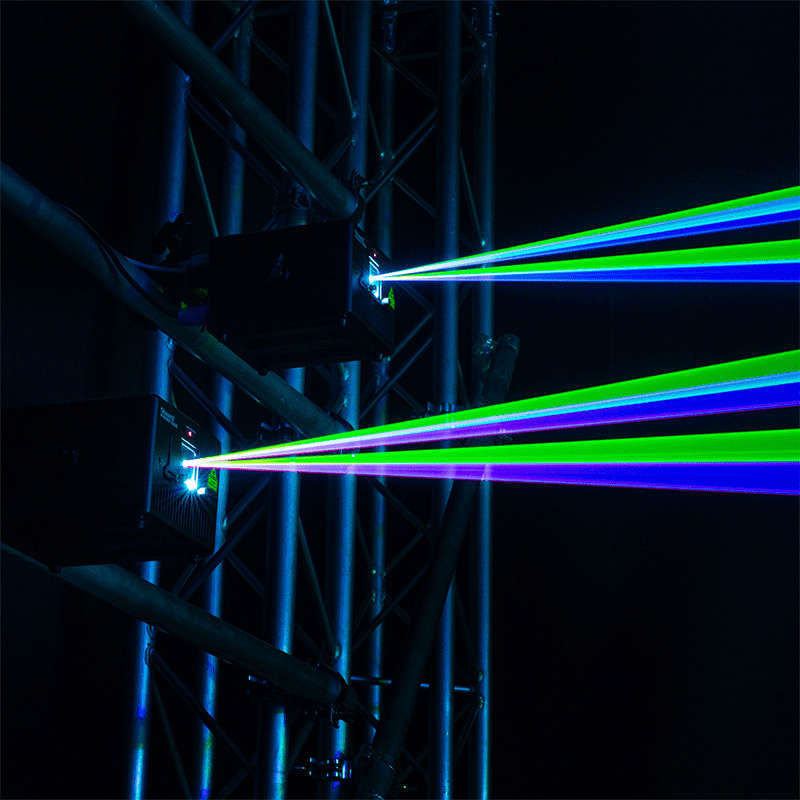 BEAMZ PHOENIX2150 ANALOG LASER RGB 2W