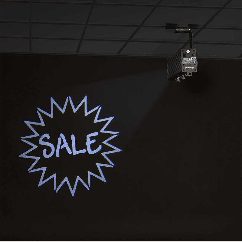 BEAMZ LP10 LED LOGO/GOBO PROJECTOR 1x 10W CW