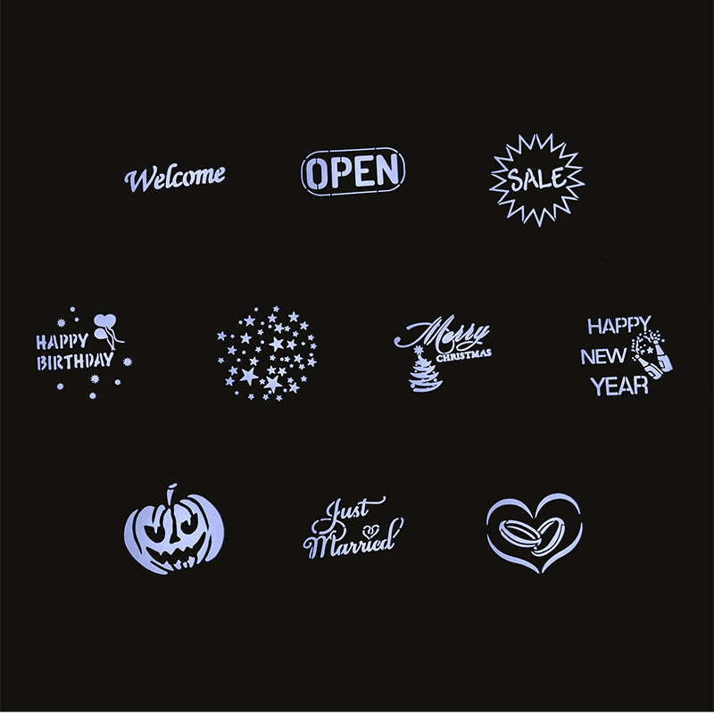 BEAMZ LP10 LED LOGO/GOBO PROJECTOR 1x 10W CW