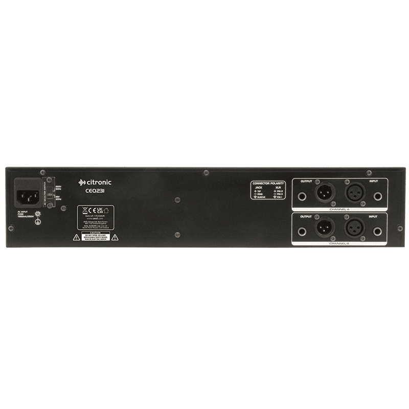 CITRONIC - CEQ231 DUAL 31-BAND GRAPHIC EQ