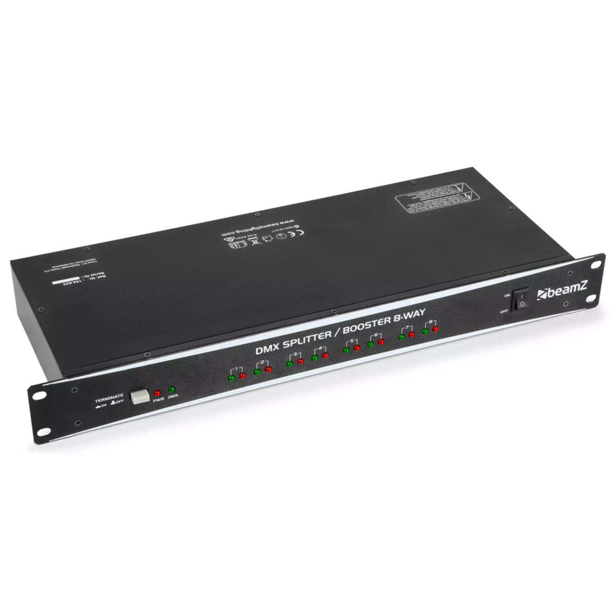 BEAMZ DMX8 DMX BOOSTER/DISTRIBUTOR 8 WAY