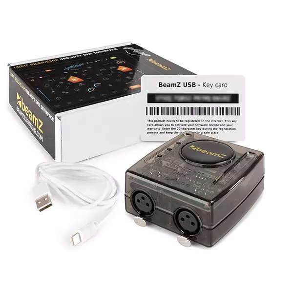 BEAMZ DMX INTERFACE 128 CHANNEL WITH LIGHT RIDER/ESA2 WIFI