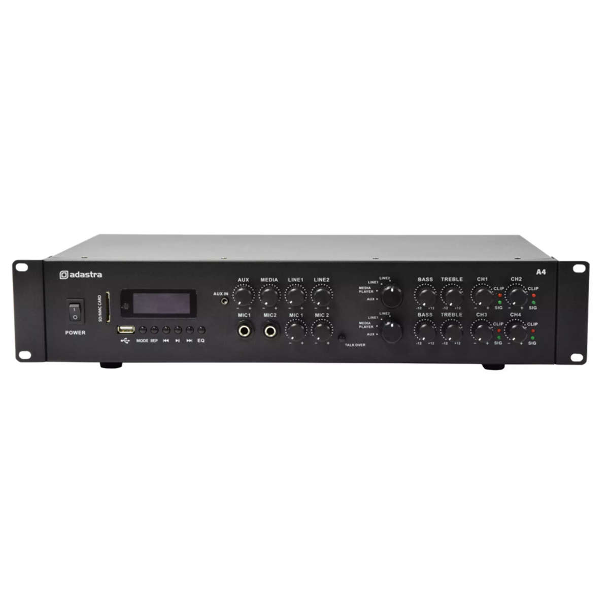 ADASTRA A4 2U MIXER AMPLIFIER 4X 200W