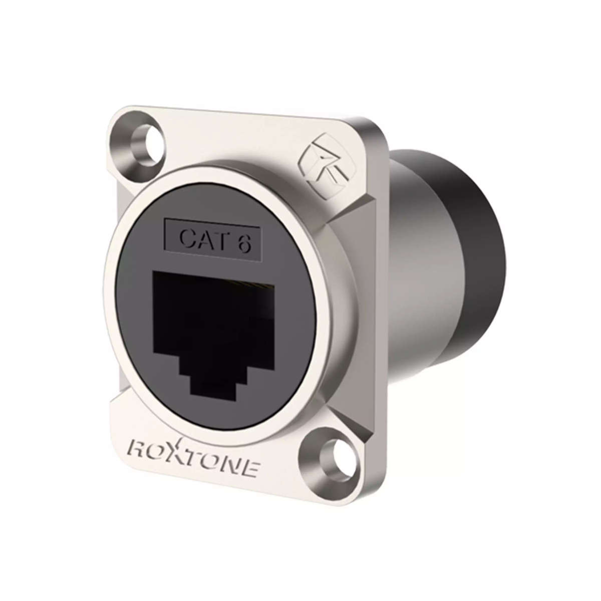 ROXTONE CONNECTOR RJ45 CHASSIS MOUNT CAT6