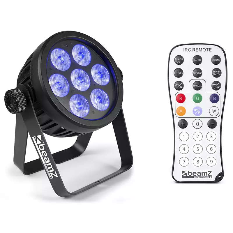 BEAMZPRO BAC500 LED PAR 7x 14W RGBACWWWUV IP20