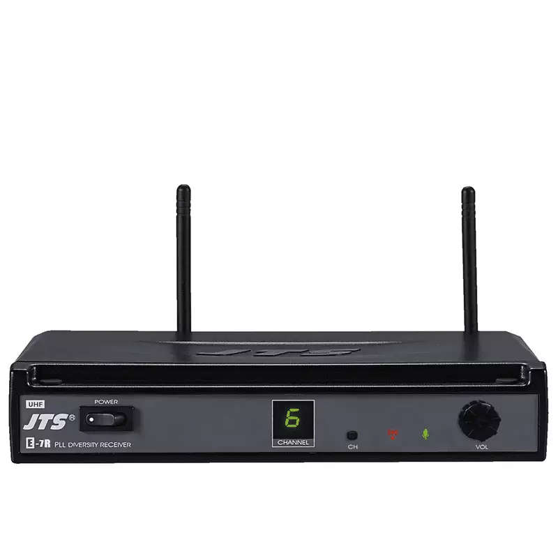 JTS E-7R SINGLE RECEIVER DIVERSITY UHF 518-542 MHz
