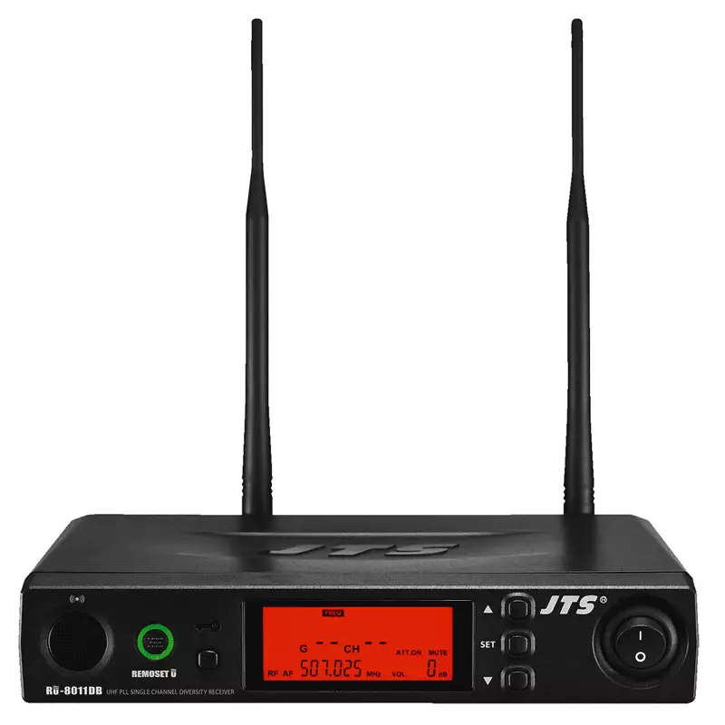 JTS RU-8011DB SINGLE RECEIVER DIVERSITY UHF 614-650 MHz