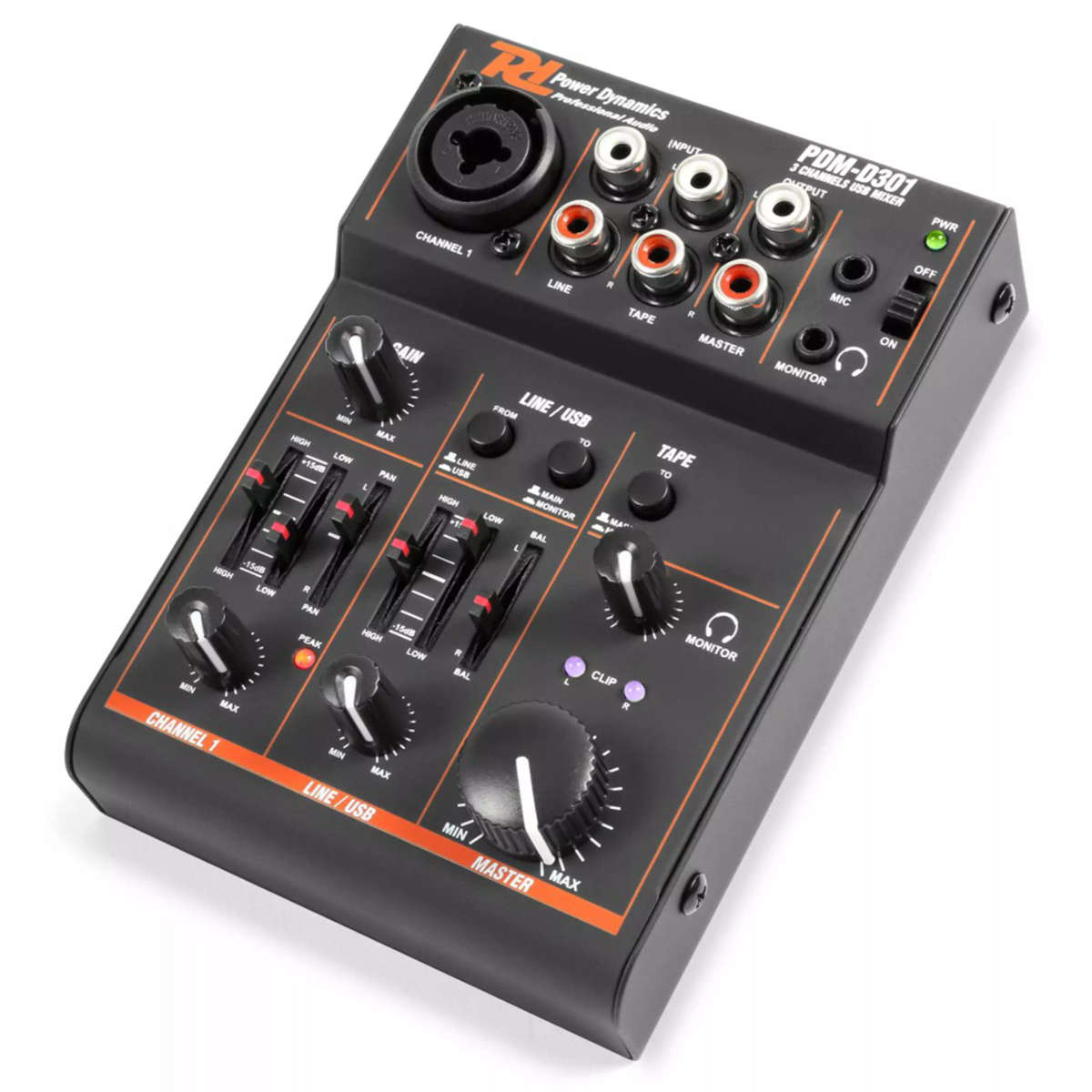 PDM PDM-D301 USB MIXER 3CH