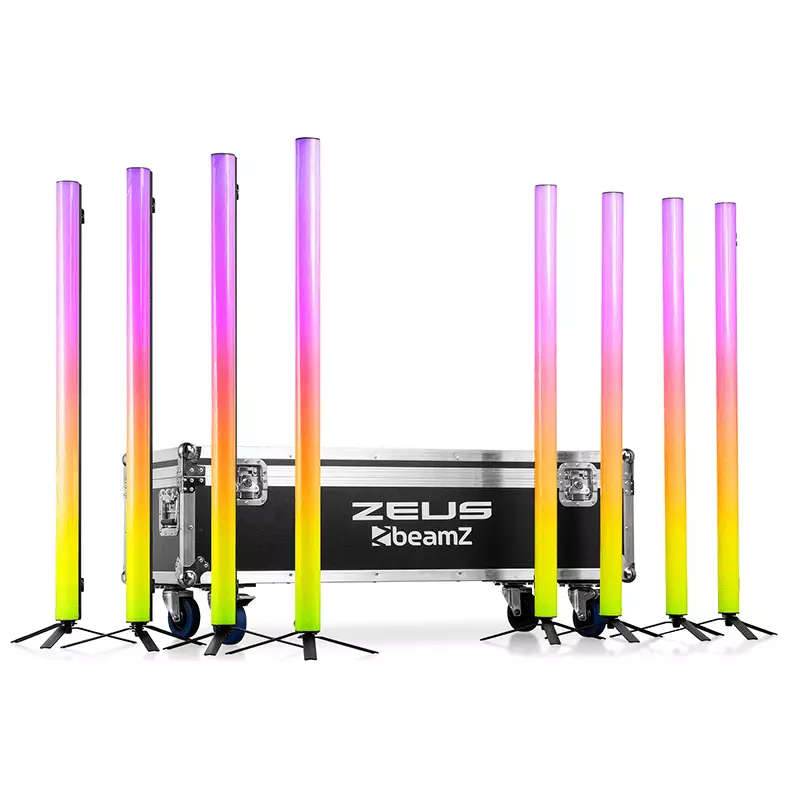 BEAMZ ZEUS LED TUBE IP20 RGBW [8 IN A FLIGHTCASE]