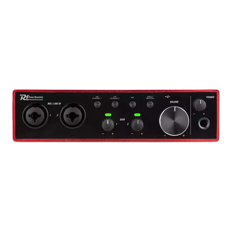 PDM PDX22 USB AUDIO INTERFACE DUAL CHANNEL