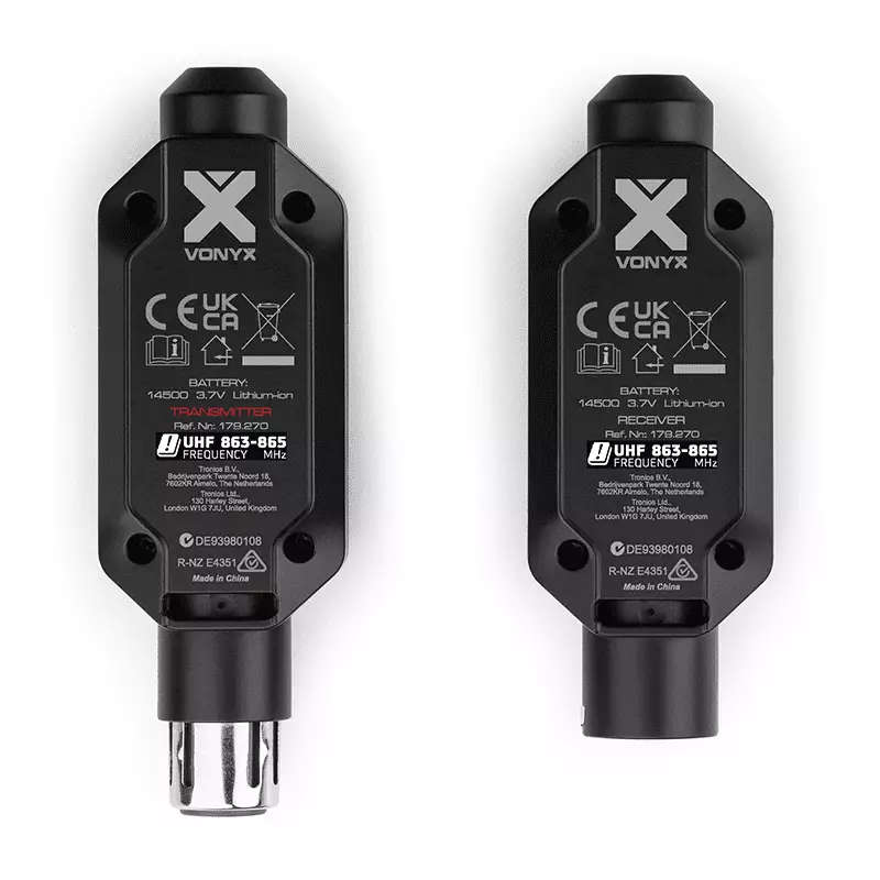 VONYX WAT200 WIRELESS SET UHF 863.000 - 865.000 MHz