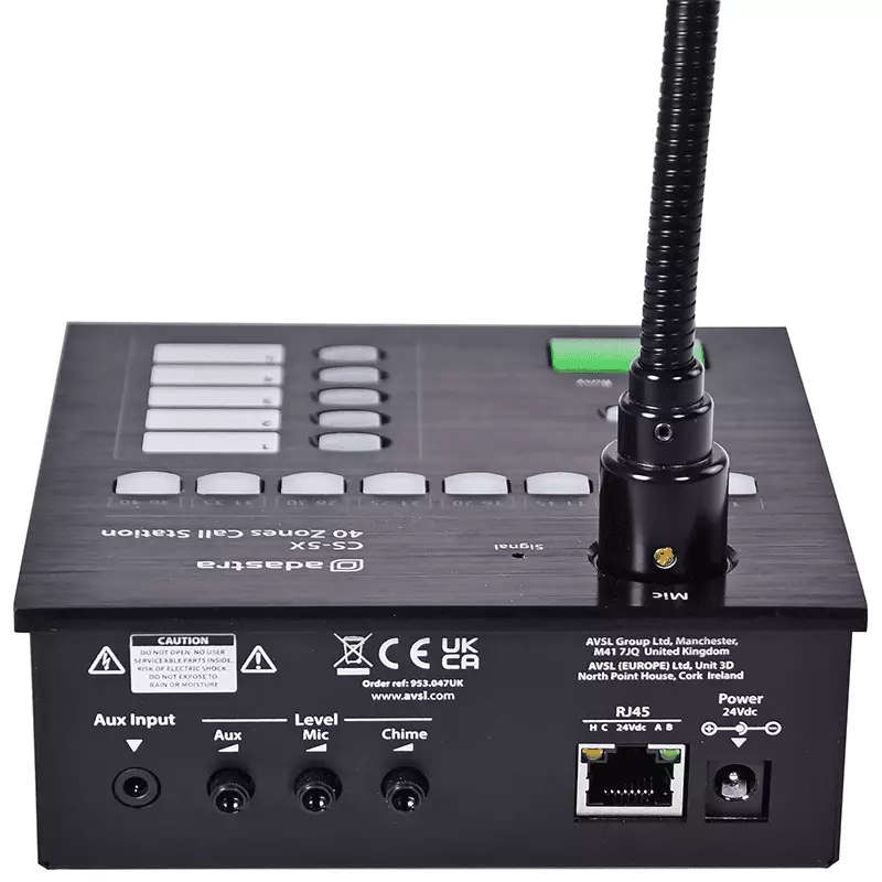 ADASTRA CS-5X CALL STATION FOR RX45