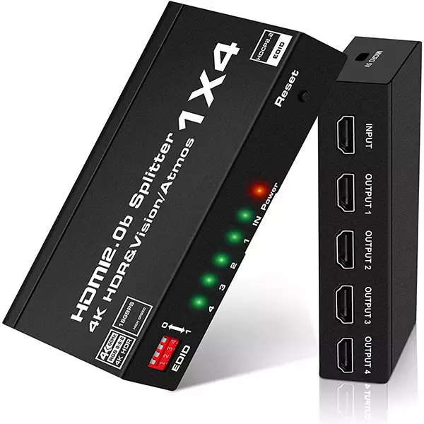 TVA HDMI SPLITTER 1IN 4 OUT AUTO EDID
