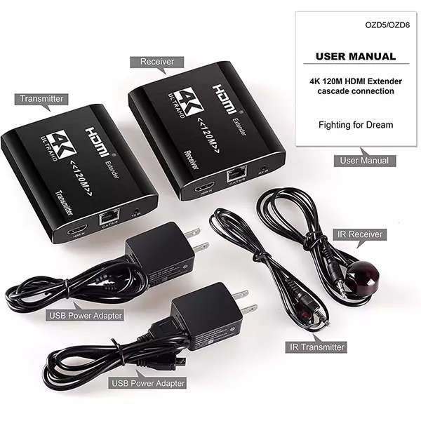 TVA EXTENDER HDMI OVER CAT 6 100M