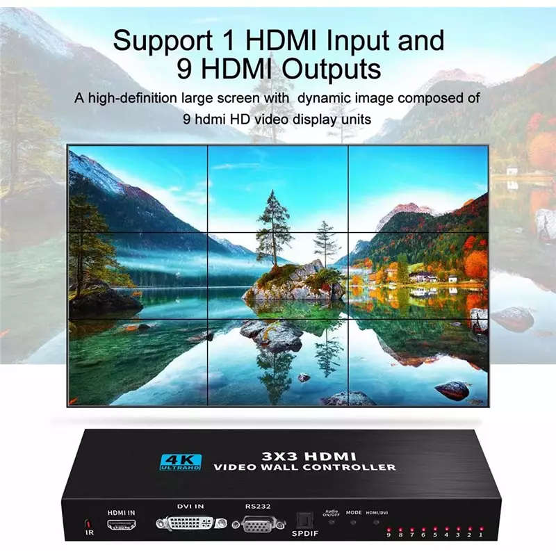 TVA VIDEO WALL CONTROLLER 3X3