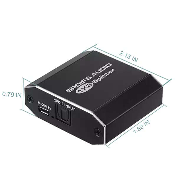 TVA SPLITTER OPTICAL 1IN 3OUT