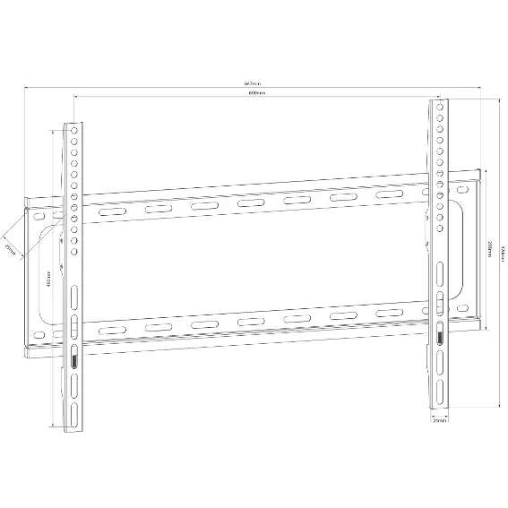 AVLINK SF601 TV WALL BRACKET FIXED 32INCH - 75INCH