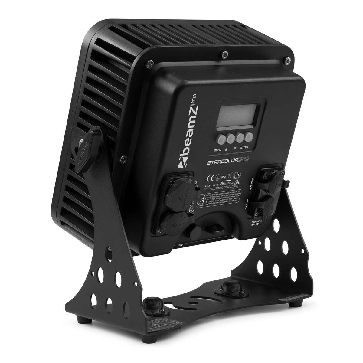 BEAMZPRO STARCOLOR200 LED FLOOD LIGHT IP65 24X 10W RGBW