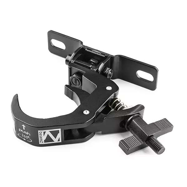 BEAMZ BC50B-75M FOLDABLE MOVING HEAD QUICK TRIGGER CLAMP 50KG BLACK