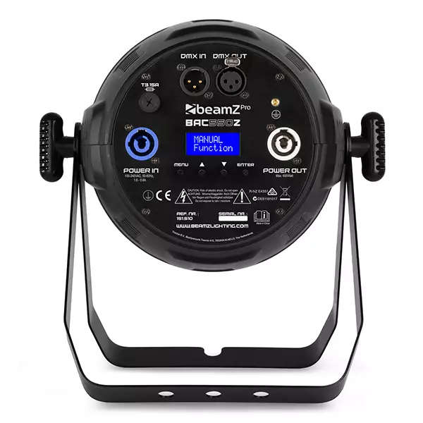 BEAMZPRO BAC550Z LED PAR ZOOM IP20 19x 15W RGBW