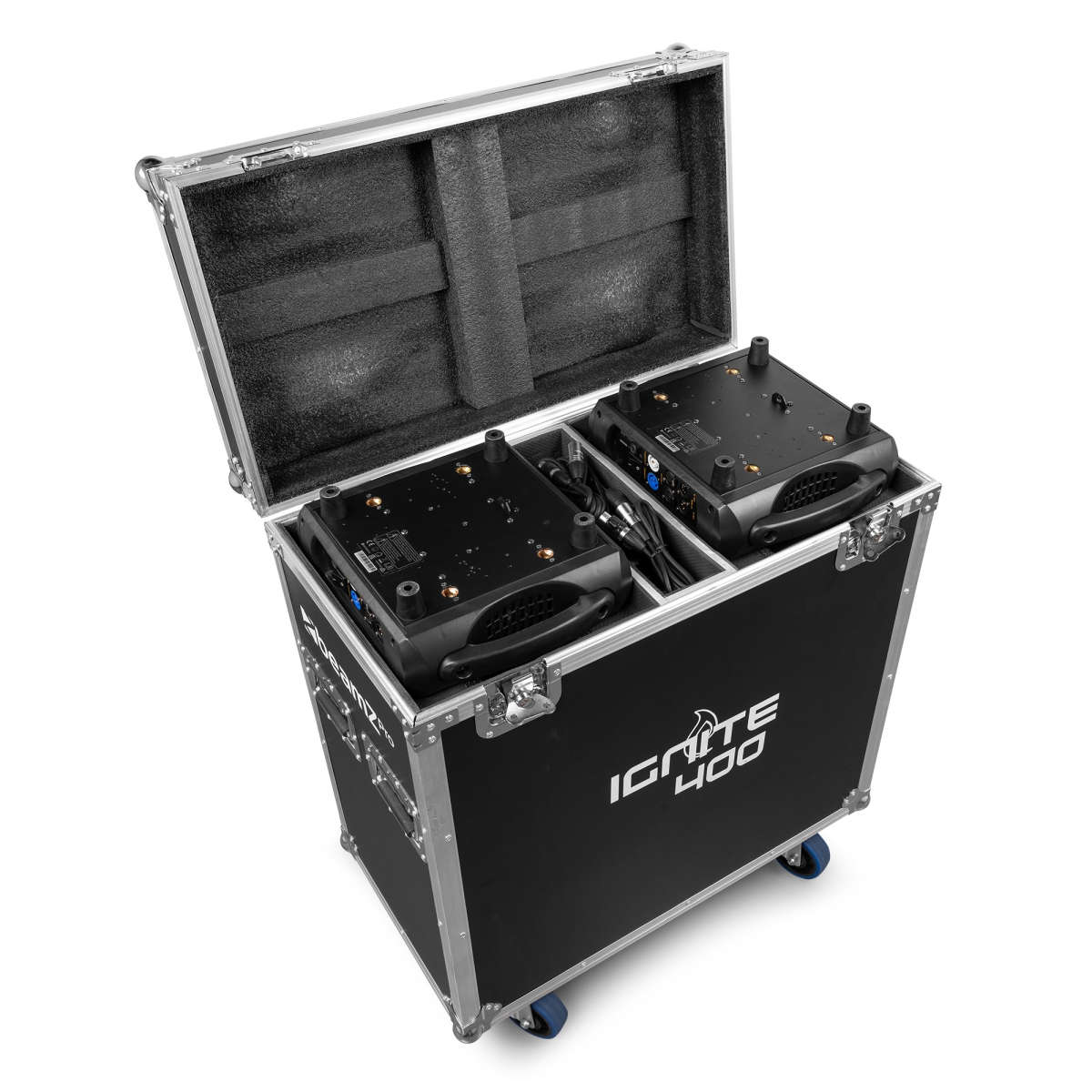 BEAMZPRO IGNITE400 LED MOVING HEAD BEAM-SPOT-WASH 1x 400W [2 IN A FLIGHTCASE]