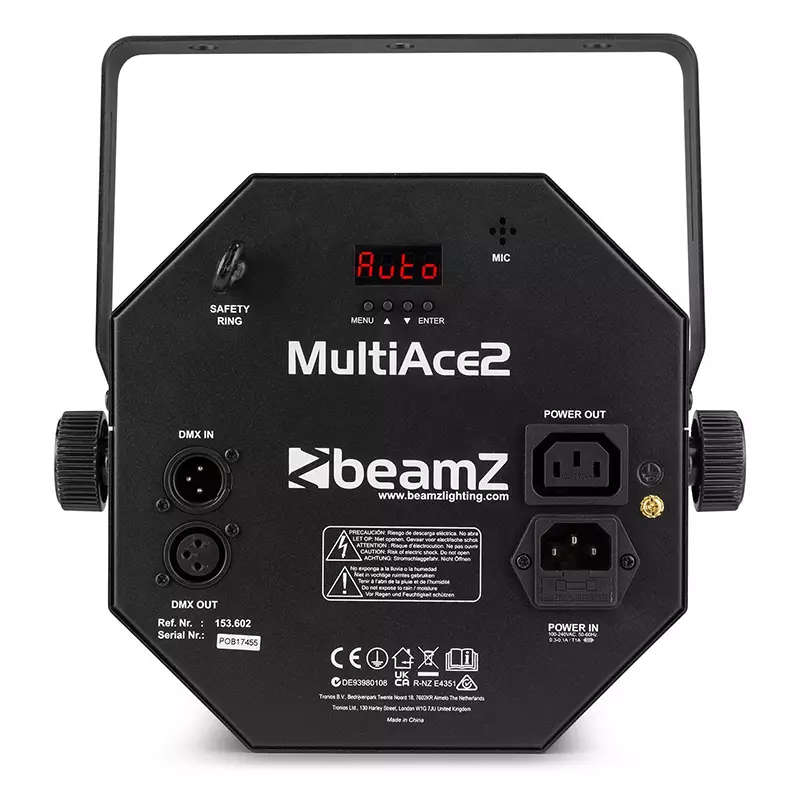 BEAMZ MULTIACE2 LED EFFECT STROBE 36x 0.2W LED 5x 4W RGBWUV