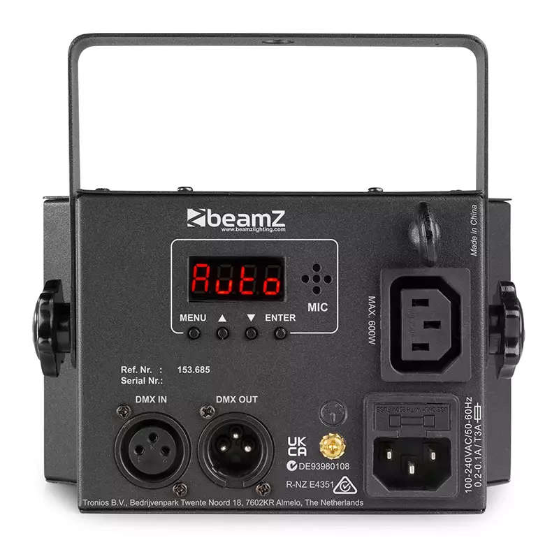 BEAMZ DERBYSTROBE LED 4x 3W RGBW