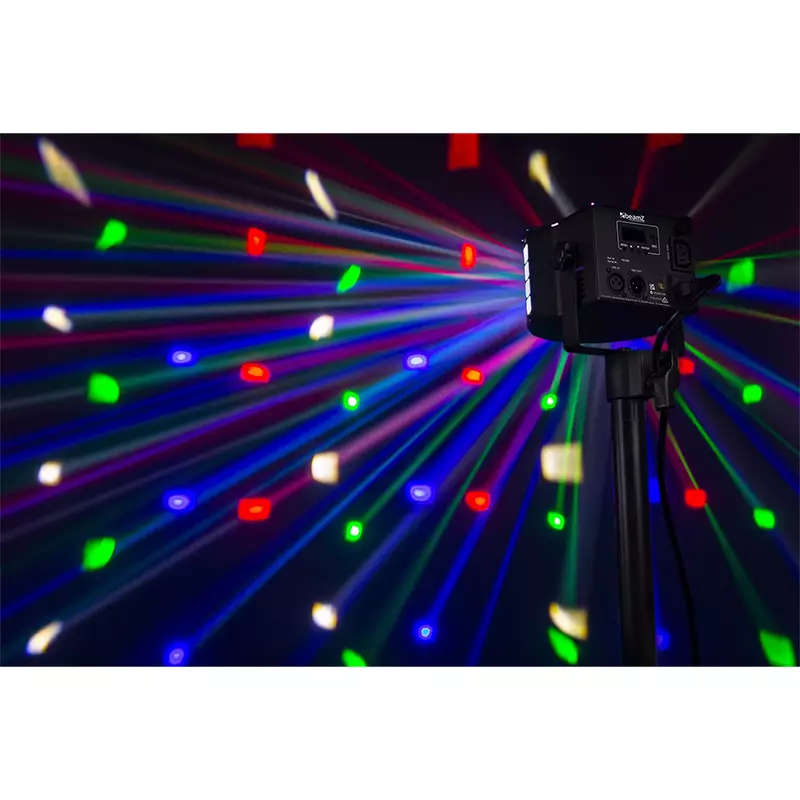 BEAMZ DERBYSTROBE LED 4x 3W RGBW