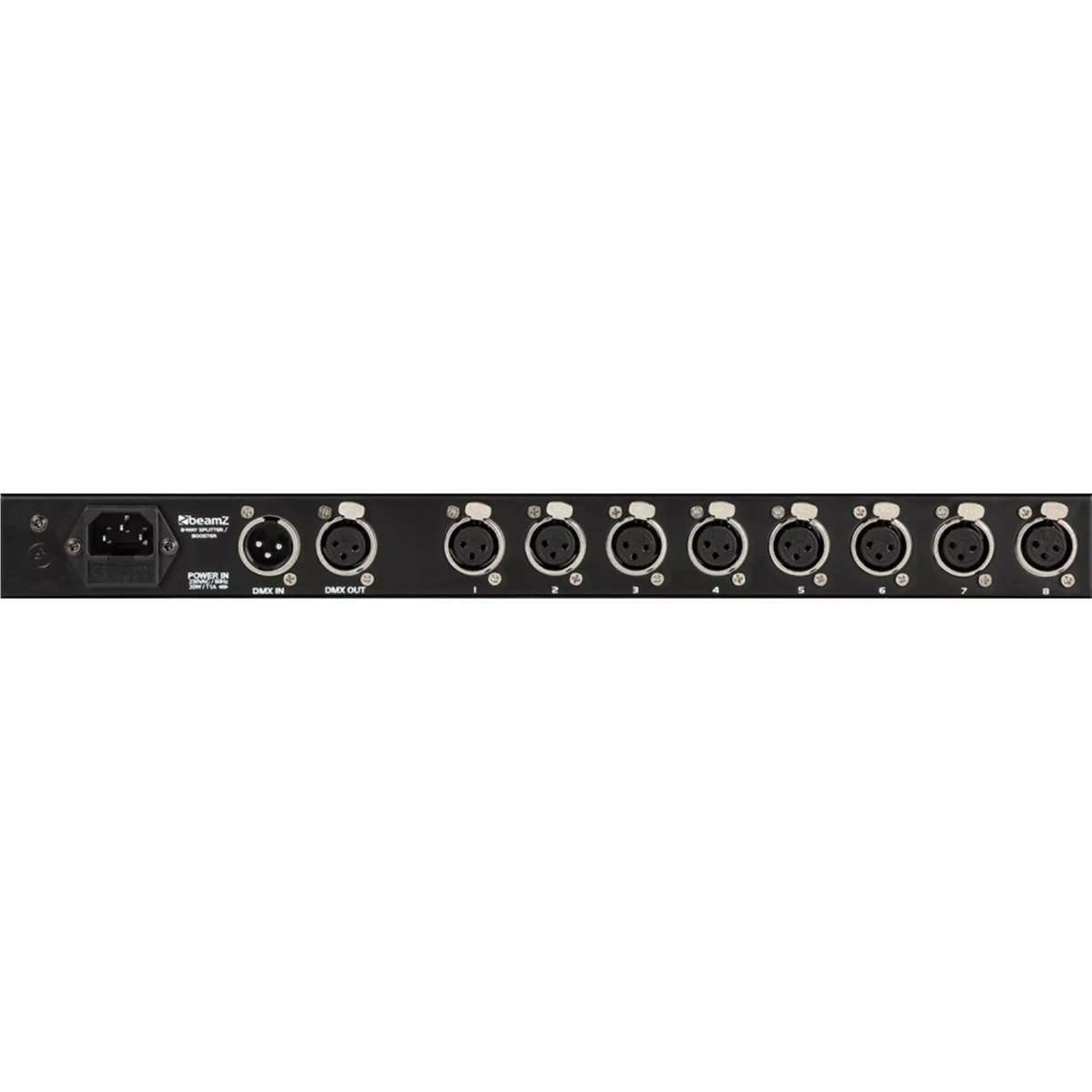 BEAMZ DMX8 DMX BOOSTER/DISTRIBUTOR 8 WAY