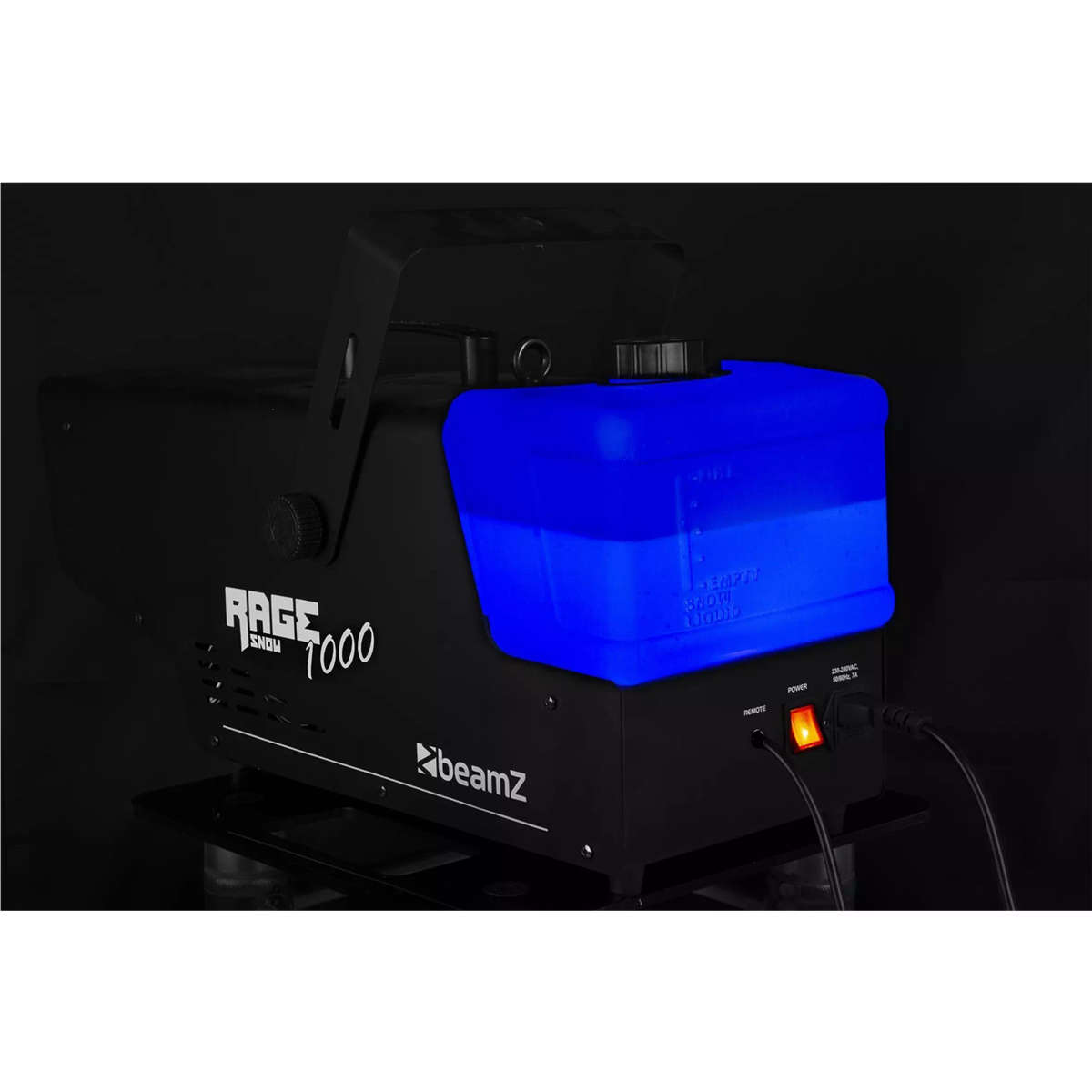 BEAMZ RAGE1000 SNOW MACHINE 1000W WIRELESS REMOTE