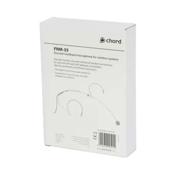 CHORD FNM-35 NECKBAND MICROPHONE BEIGE 3.5mm