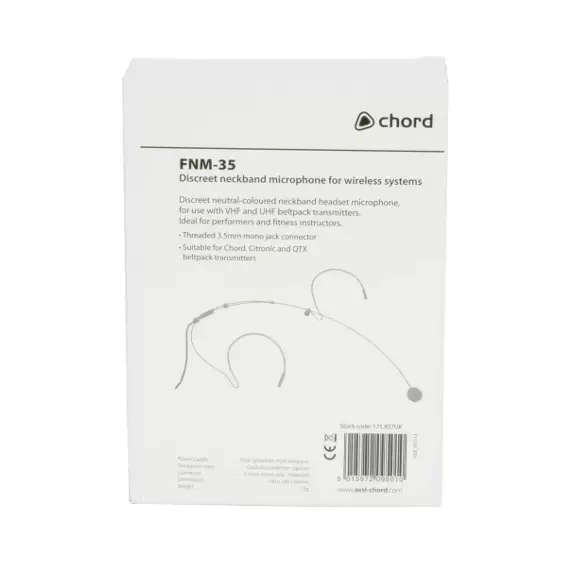 CHORD FNM-35 NECKBAND MICROPHONE BEIGE 3.5mm