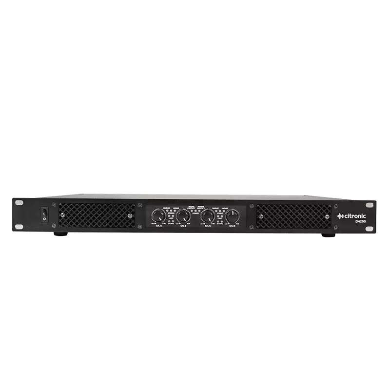 CITRONIC D4200 1U POWER AMPLIFIER 4X 200W