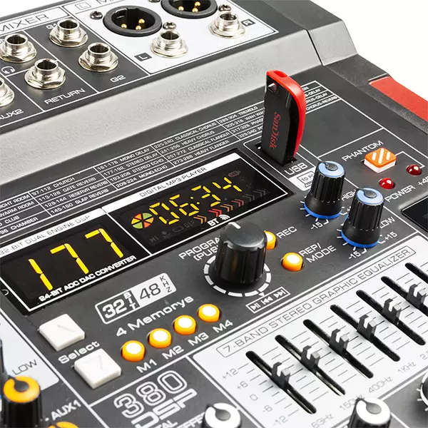 PDM PDM-T1604 MUSIC MIXER DSP/MP3 16CH