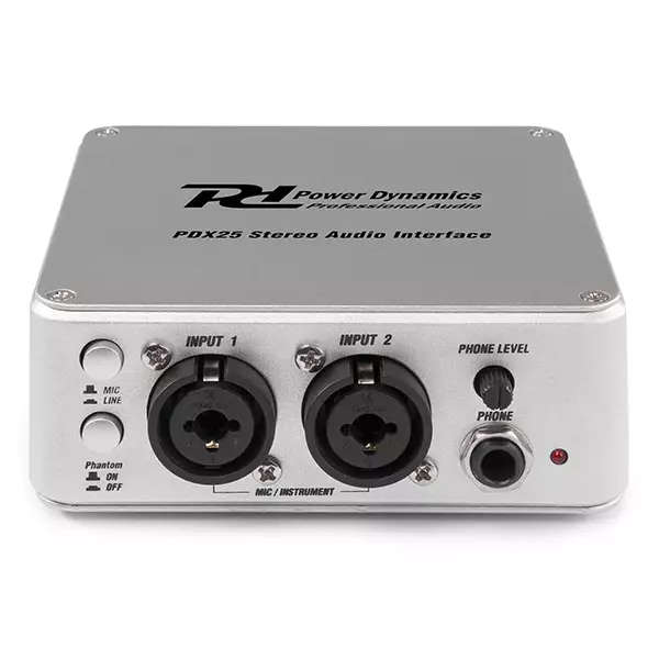 Power Dynamics - PDX25 USB AUDIO INTERFACE 2CH