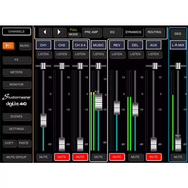 STUDIOMASTER DIGILIVE4C 4 CH DIGITAL CONSOLE
