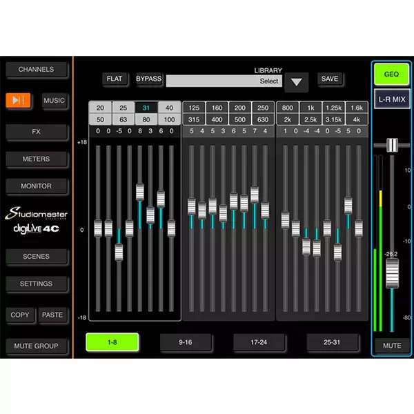 STUDIOMASTER DIGILIVE8C 8 CH DIGITAL CONSOLE