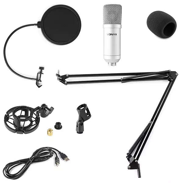 Vonyx - CMS300S STUDIO USB MICROPHONE SET