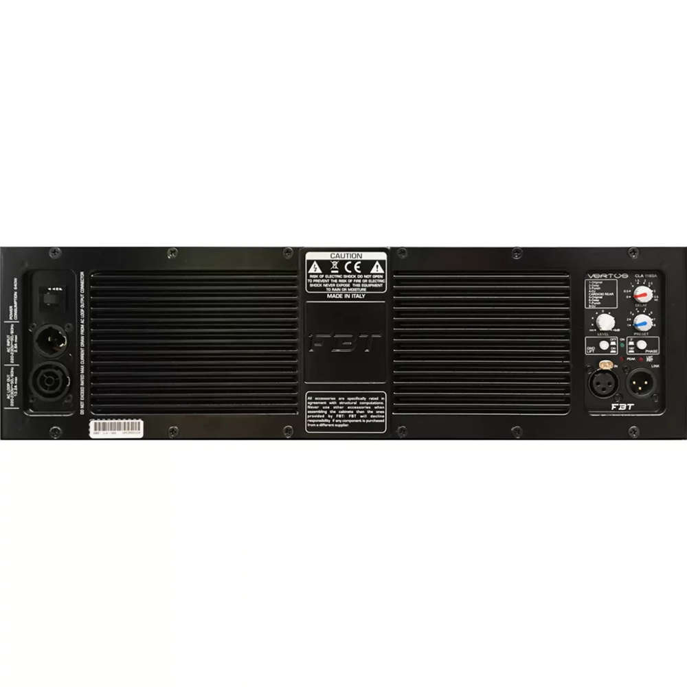 FBT VERTUSCLA4062A COLUMN SPEAKER SYSTEM ACTIVE 4X 6.5INCH BLACK 600W + 300W