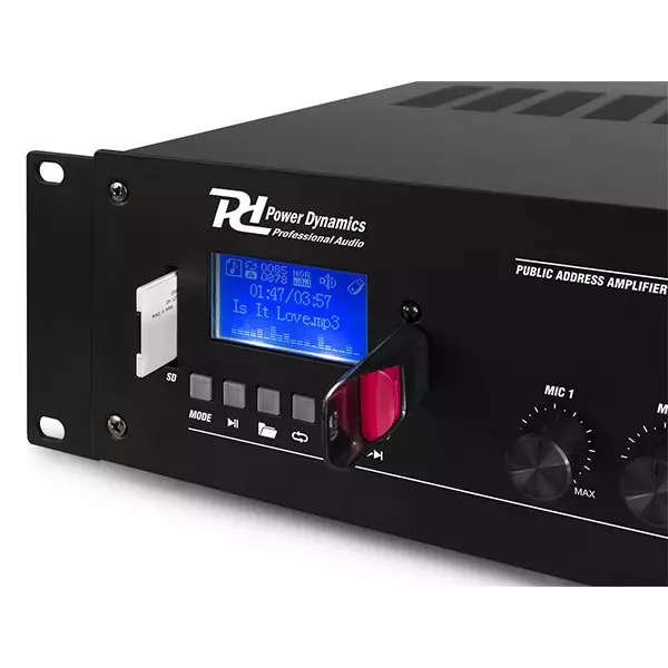 PDM PRM360 100V MIXER AMPLIFIER 360W USB/SD/BT 4 ZONE