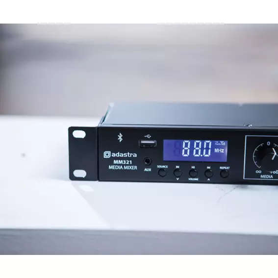 ADASTRA MM321 RACK MIXER USB/BT/FM