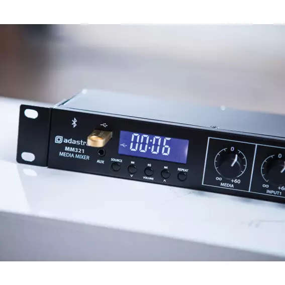 ADASTRA MM321 RACK MIXER USB/BT/FM